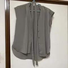 ROPE ノースリーブシャツ グレー 36