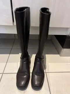 ロングブーツ　ブラウン　24cm