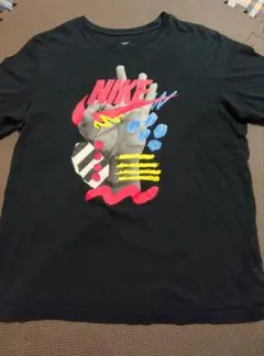 NIKEナイキ 正面プリントTシャツ ブラック XLサイズ