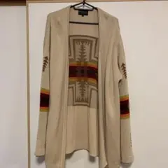 【送料込】PENDLETON ロングニットカーデガン メンズ