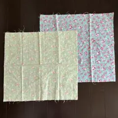 【新品、未使用】カーリーコレクション　花柄フランネル生地2枚セット