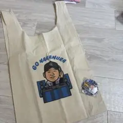 埼玉西武ライオンズ　中村剛也　缶バッジ＆エコバッグ