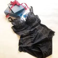 ❤︎スペシャル価格❤︎ Maison Lejaby♡ブラックレースボディスーツ