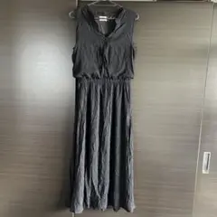 美品　ワンピース　黒色　ノースリーブ　夏服
