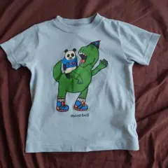 mont-bell ✕markey's 恐竜 パンダ Tシャツ