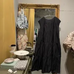 @ RAY CASSIN レイカズン 無地 ワンピース シャツ ロング