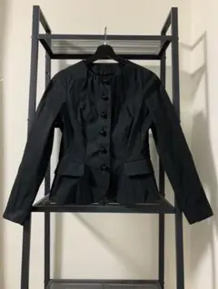 MOSCHINO モスキーノ ボタン ノーカラージャケット 結婚式 入学式