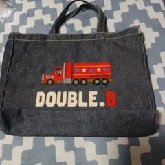 DOUBLE.B トートバッグ デニム