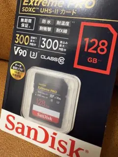 SanDisk Extreme Pro UHS-Ⅱ SD 128GB 新品未使用