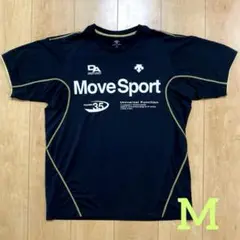 DESCENTE Move Sport Tシャツ 黒　M ムーブスポーツ