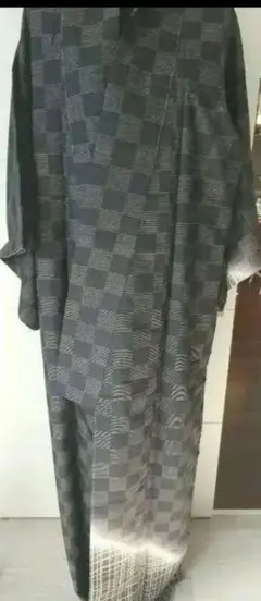 着物 正絹 紬風 ハジックガード 袷
