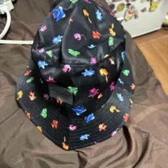 ポケモン　POKEMON COLORS バケットハット黒