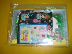 【付録】りぼん　マーメイド/藤田まぐろ　レターセット　ミモリちゃんシール/封筒