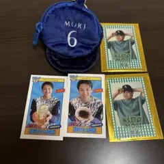森敬斗　キャップキーホルダー　フォトカード　グルメカードセット