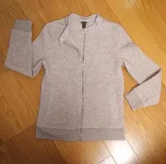 H&M スウェット ライダースジャケット