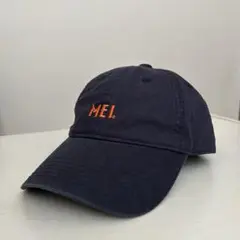 MEI ネイビー ベースボールキャップ フリーサイズ