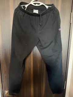Champion ブラック スウェットパンツ Lサイズ