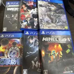 PS4ゲームソフト6本セットまとめ売り