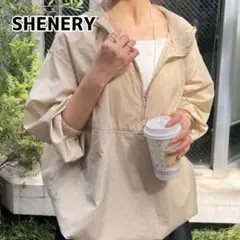 SHENERY ワッシャーアノラックパーカー　ナイロンジャケット