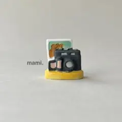フェーヴ　カメラと写真　フランス　フェーブ　ミニチュア陶器　f-3786