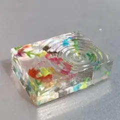 【 金魚のかけら No.983 】エポキシレジン スプリングアート レジン