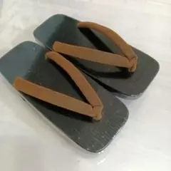 美品 未使用品 下駄 艶塗り 約23.5㎝