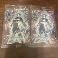 ベジータ ドラゴンボールスーパーダイバーズ プロモ 新品未開封品2枚セット