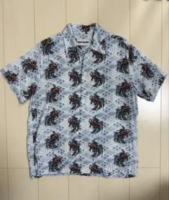 NEATALOHA ニートアロハ　THURU ツル　鶴　アロハシャツ NEATALOHA ニートアロハTHURU ツル鶴アロハシャツ