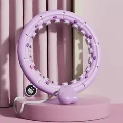 LEDライト付きパープルフラフープ