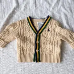 Ralph Lauren ベージュ カーディガン 3M