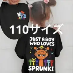 スプランキー　Tシャツ ブラック　110サイズ 黒　v1