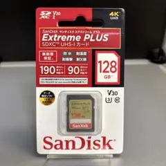 SanDisk Extreme PLUS 128GB SDカード