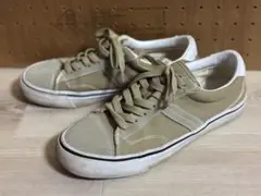 VISION STREET WEAR ベージュ ローカットスニーカー　25cm