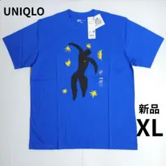 新品　ユニクロ　アンリ・マティスUT　Tシャツ ブルー　XL