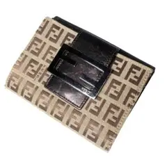 FENDI フェンディ ズッカ柄 FF 総柄 財布 折り畳み