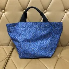 エルベシャプリエ コーデュラ舟型トートバッグ パンサーブルー