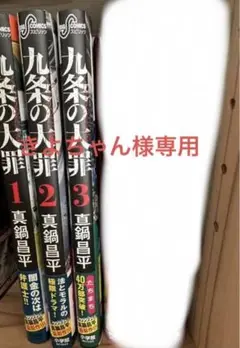 きよちゃん様専用 九条の大罪 1〜3巻セット 美品 帯付き