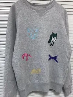 【激レア】 メゾンキツネ MAISON KITSUNE 刺繍 スウェット