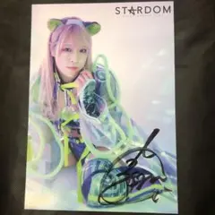 スターダム STARDOM VIP席特典 SLK 直筆サイン入りポスター スターダム STARDOM VIP席特典 直筆サイン入りポスター 上谷沙弥