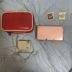 ニンテンドー3DS ミスティピンク 本体 充電器