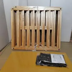 日本育児 たためる 木製サークル フレックス 8枚 折り畳み