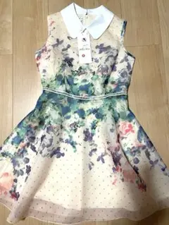 新品　チュールワンピース　S
