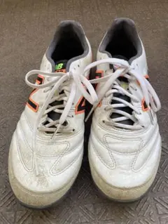 New Balance 442 サッカーシューズ ホワイト/オレンジ　27cm