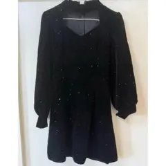 《新品未使用》OJOK Vネック カジュアルドレス Mサイズ