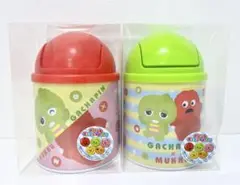 【新品タグ付き】Gachapin x Mukku ゴミ箱セット
