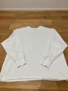 Hanes SHIRO ホワイト長袖カットソー