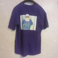 KANGOL アニメスタイル プリント Tシャツ パープル