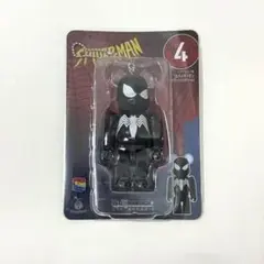 スパイダーマン（ブラックコスチューム）　ベアブリック　100%