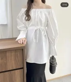 Avail 新品未使用 オフショルチュニックブラウス
