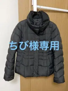 ロートレアモン ショートダウンコート ブラック
